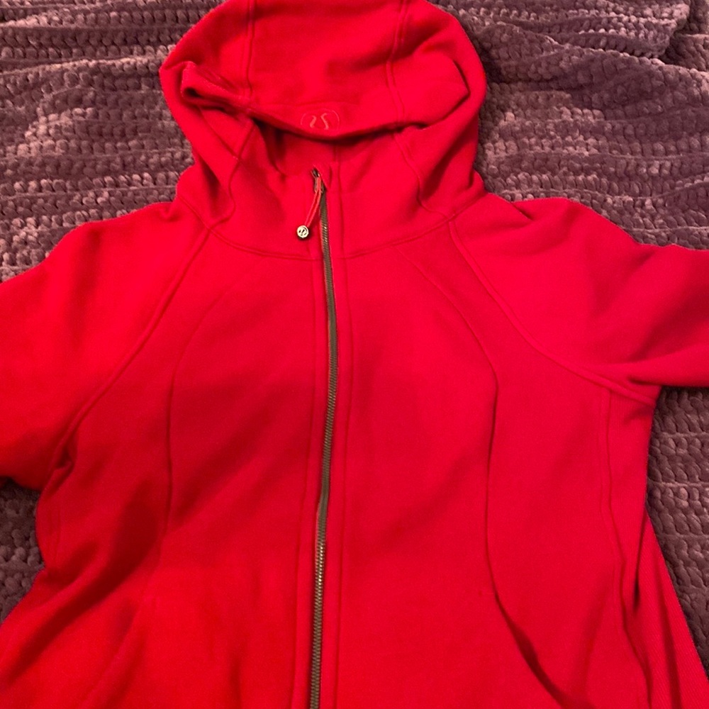 Lululemon full zip scuba hoodie size 12